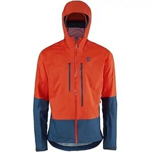 EUC Scott Trail MTN Dryo 20 jacket - orange/teal - size s